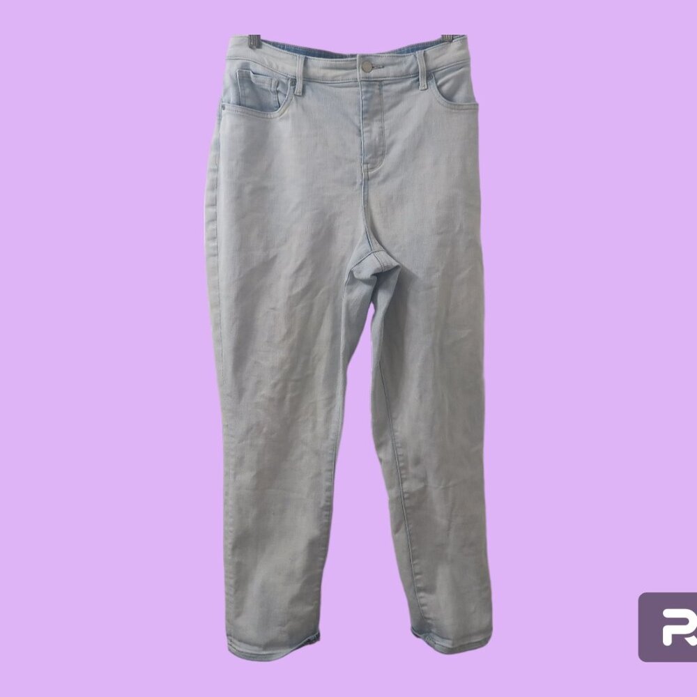 NYDJ Not Your Daughter Jeans Lift X Tuck Technology denim jeans in light wash 16